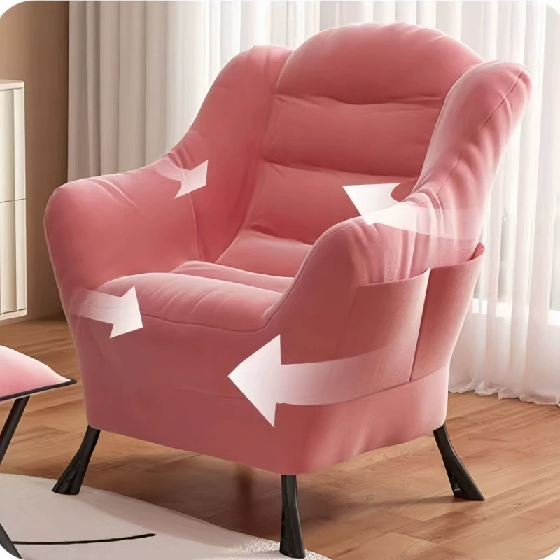 Ленивый диван, одиночный маленький диван, стул для студенческого общежития, компьютерный стул, удобное гнездо для отдыха, спинка для спальни, кресло с откидной спинкой
