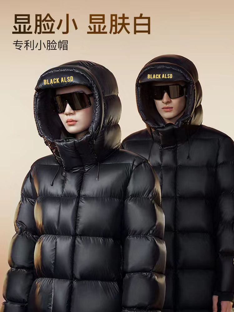 코튼 패딩 재킷 짧은 블랙