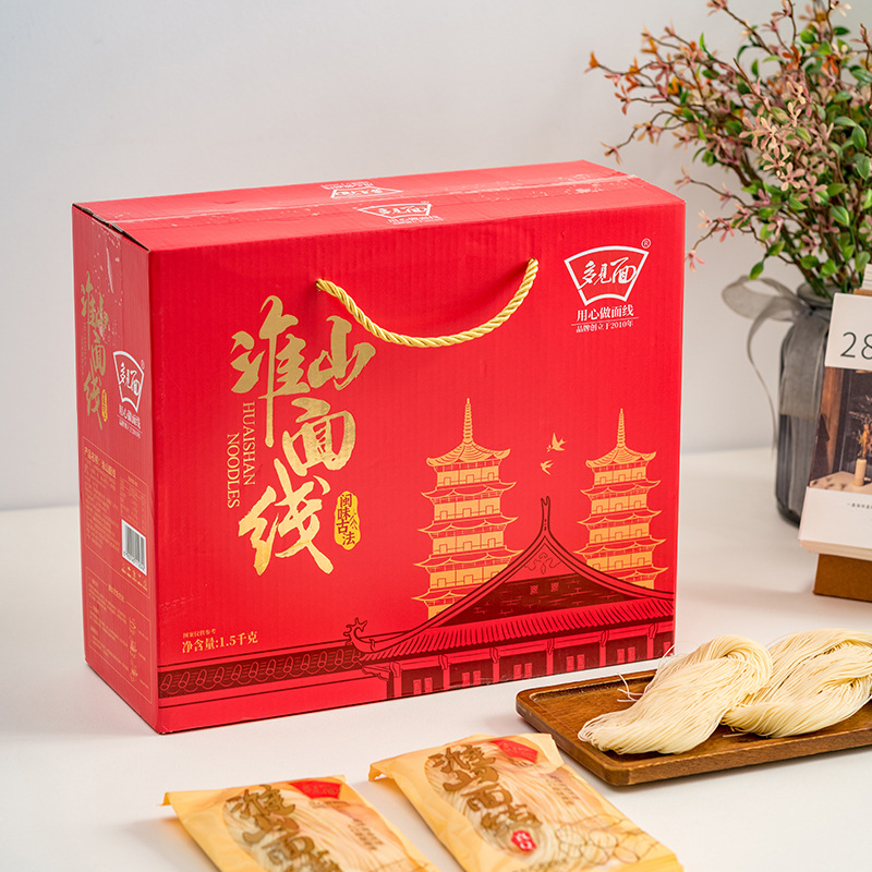 多见面淮山面线1.5kg盒装厦门特产送礼闽南米线细面龙须面挂面Q弹