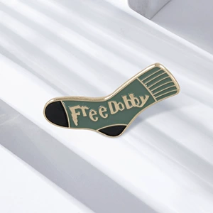 Cute socks enamel brooch clothing backpack collar badge personality fashion all-match accessories