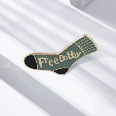 Cute socks enamel brooch clothing backpack collar badge personality fashion all-match accessories