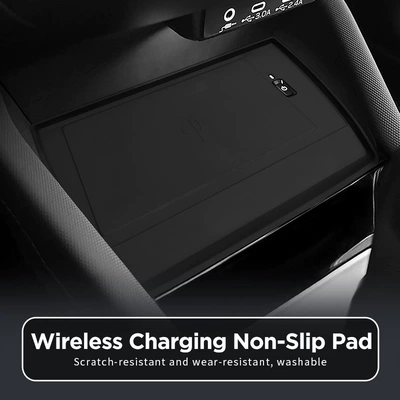 Suitable for 25-26 Models of Forester, Wireless Charging Silicone Anti-Slip Mat for the Center Console, Protective Car Accessories, Modification Parts