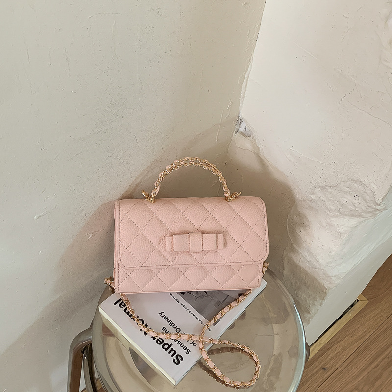 Bolso de mano de alta calidad para mujeres 2026 nuevo nicho de lujo ligero arco bolso cuadrado de textura cadena mochila de hombro