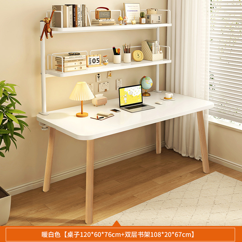 家庭用デスクシンプルコンピュータデスク簡易本棚部屋テーブルと椅子のレンタル部屋北欧のレンタルデスク|undefined