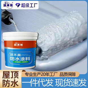 好秀家 Waterproof leak repair rubber roof waterproof rubber coating house leaking materials wholesale roof polyurethane 5kg