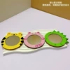 Cartoon small mirror single random color