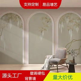 现代装饰画;背景软包;墙布