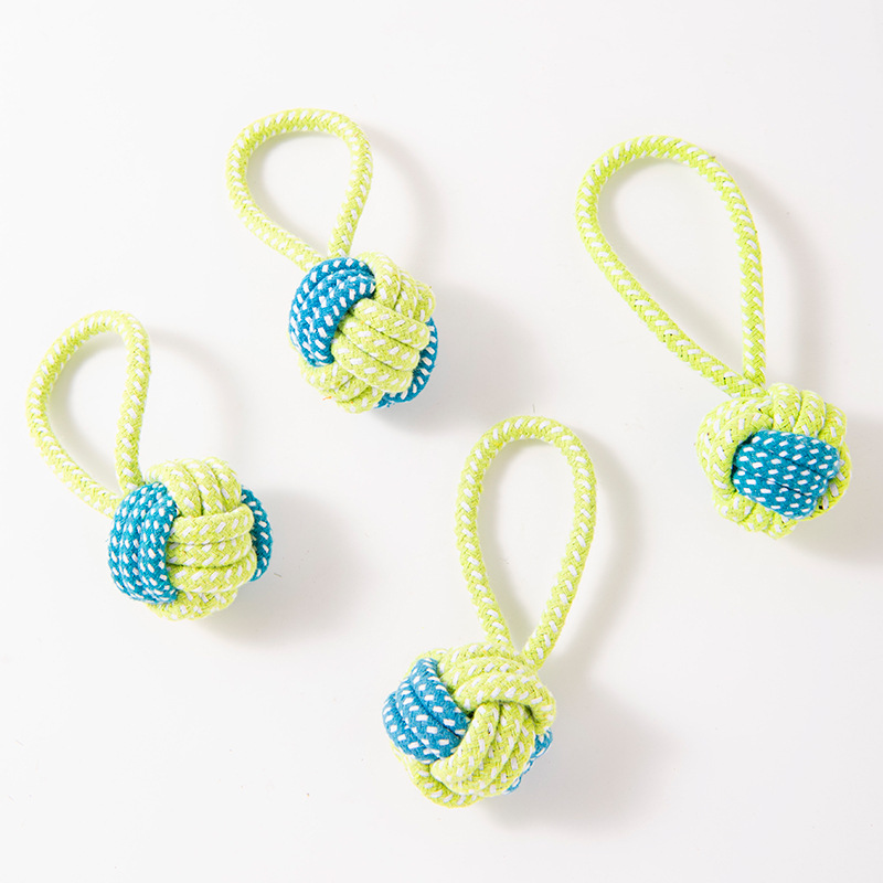 宠物玩具小狗狗拔河绳结玩具幼犬互动耐咬磨牙洁齿解闷玩具