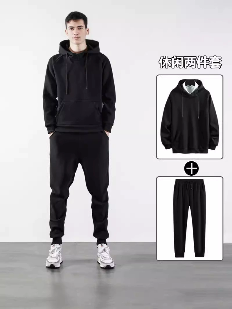 潮仑布 (Cross-border trading), толстовка, свитшот, длинный рукав, кардиган, штаны, спортивный костюм