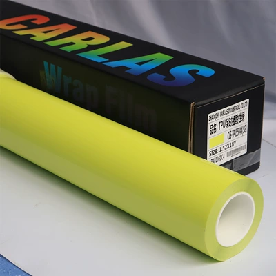 Auto Color Change Film: car wrap film liquid metallic color - acidic-green-152m16m