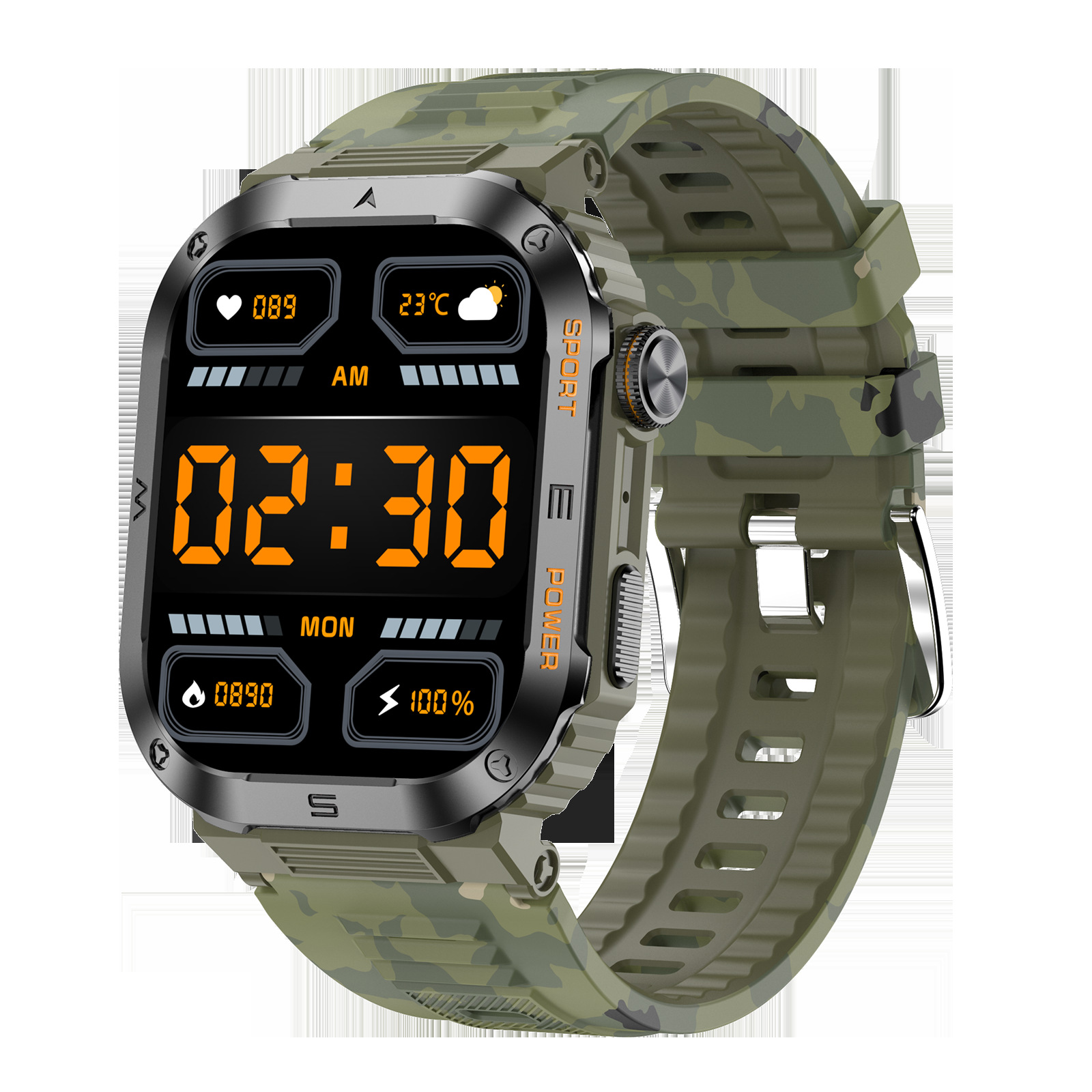MT39 Smartwatch 2,01 Zoll Bluetooth Talk Herzfrequenz Blut_voghion.com