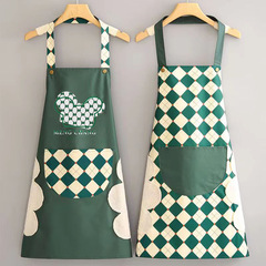 Waterproof and Oilproof Apron, Washable Hand-Hanging Neck Model, Kitchen Cooking Restaurant Workwear, Can Print LOGO, Unisex