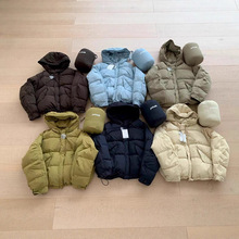 现货 2025冬季新款韩国东大门ga*rielle纯色连帽90鸭绒羽绒服外套
