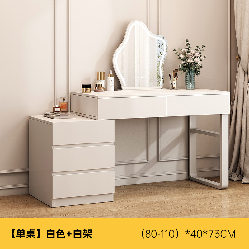 Cream-wind comedor de dormitorio mesas de cabecera en una casa moderna y simple escritorio de dormitorio principal espejo mesa de maquillaje