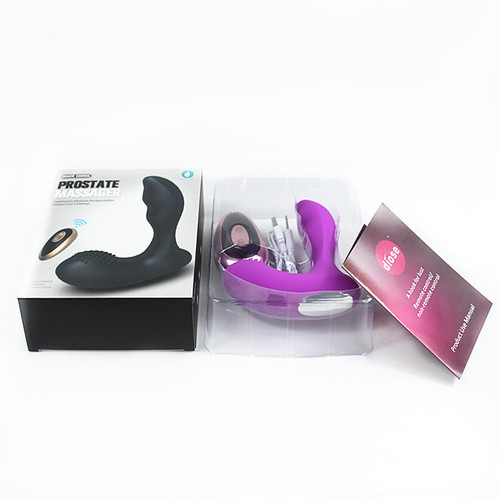 Sexy backcourt G-spot massager wireless remote control masturbator male prostate anal plug adult sex toy