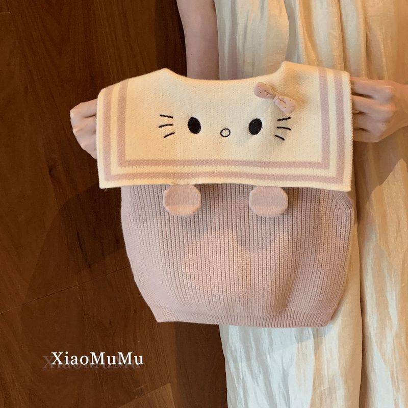 女童毛衣马甲秋装套装2025新款女宝宝洋气开衫外套打底裤两件套潮|undefined