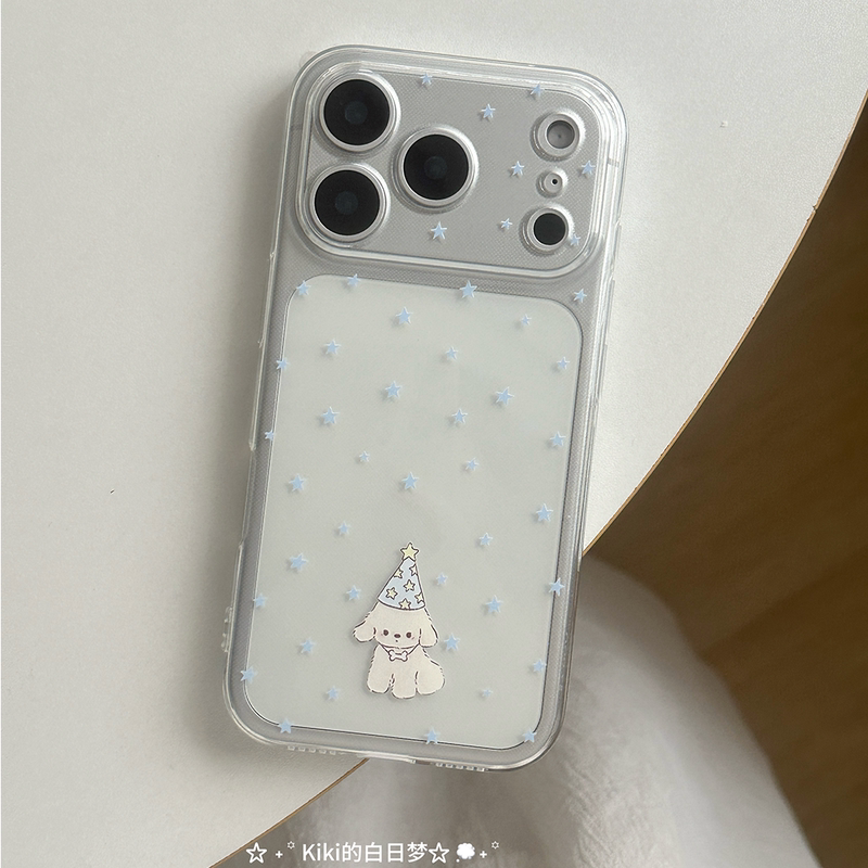 Kiki Daydream Original Mobile Phone Case Blue Star Puppy Highly Transparent Suitable for Apple Iphone17Pro151 Kiki Daydream Original Mobile Phone Case Blue Star Puppy Highly Transparent Suitable for Apple Iphone17Pro151