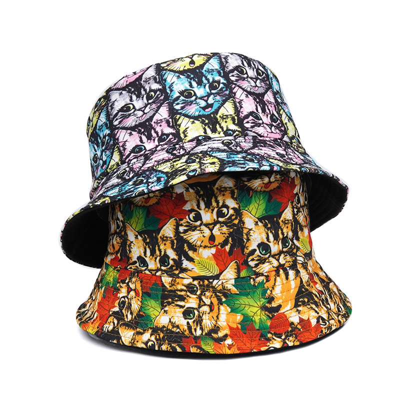 Women's Streetwear Animal Printing Big Eaves Bucket Hat display picture 1