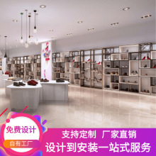 商场鞋店鞋子货架展示柜 厂家设计女装童鞋展柜陈列柜鞋架商用