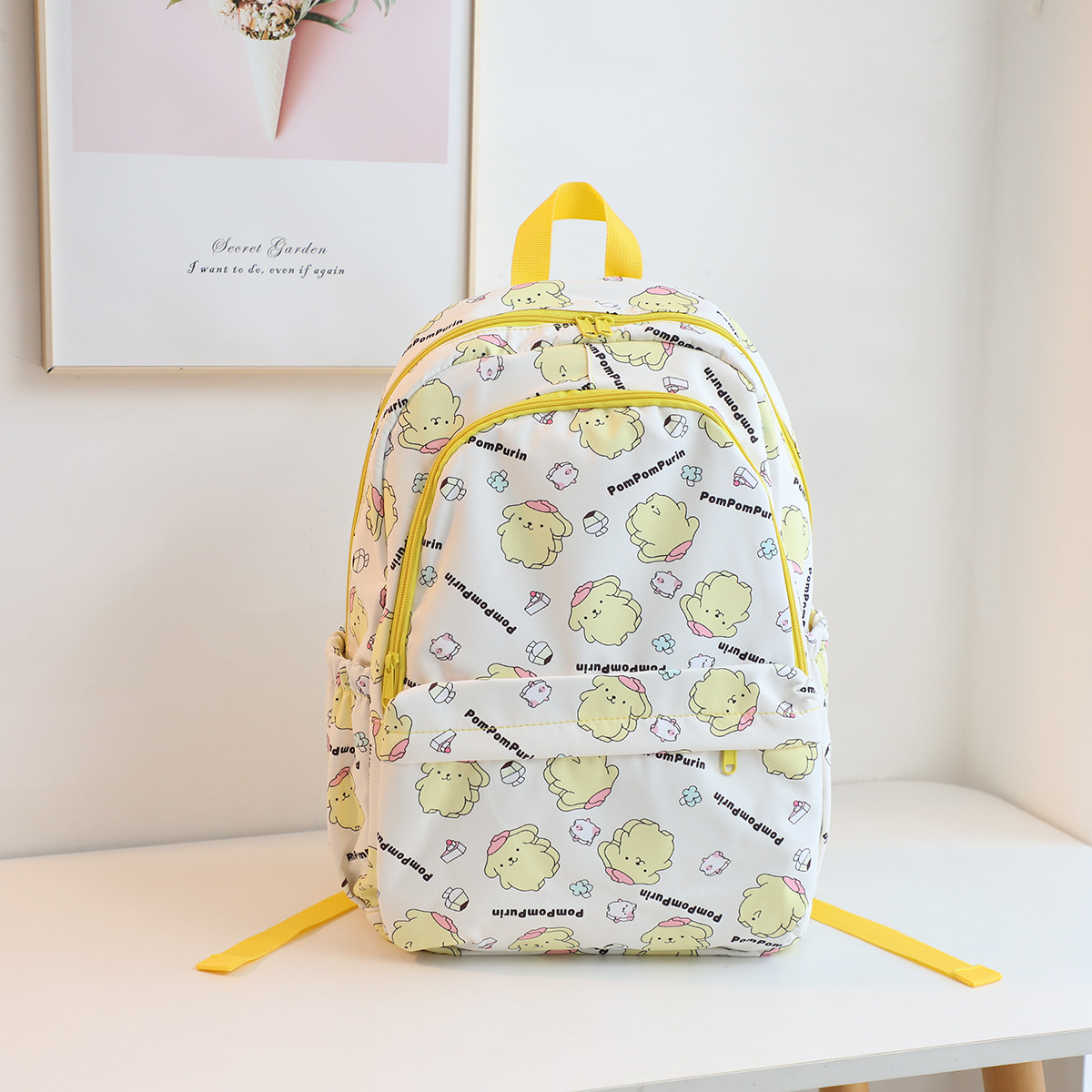 KT kuromi/ Pochacco girl shoulder bag backpack knapsack zip | eBay