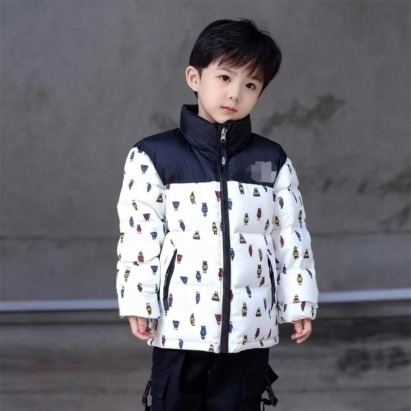 American Version of 1996 Children's down Jacket Tnf White Duck down 700 Fill Power Kidsren's Outdoor Cold-Resistant and Warm down Jacket