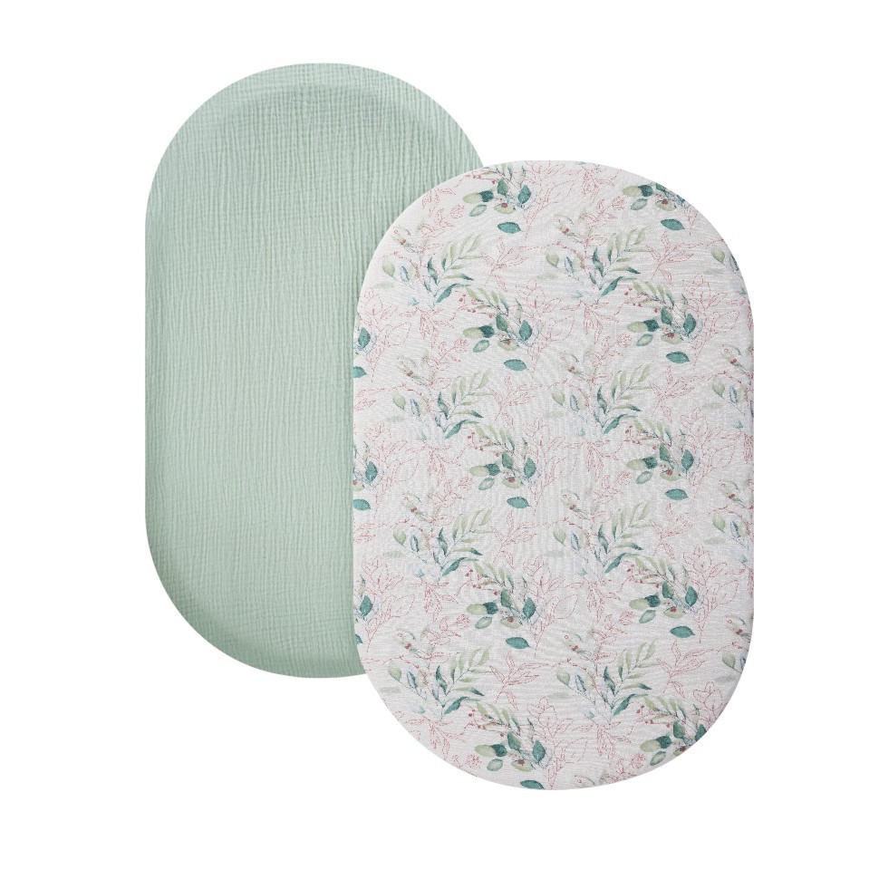 Pro Goleem satin soft crib sheets perfect for hair sensitive baby silky baby