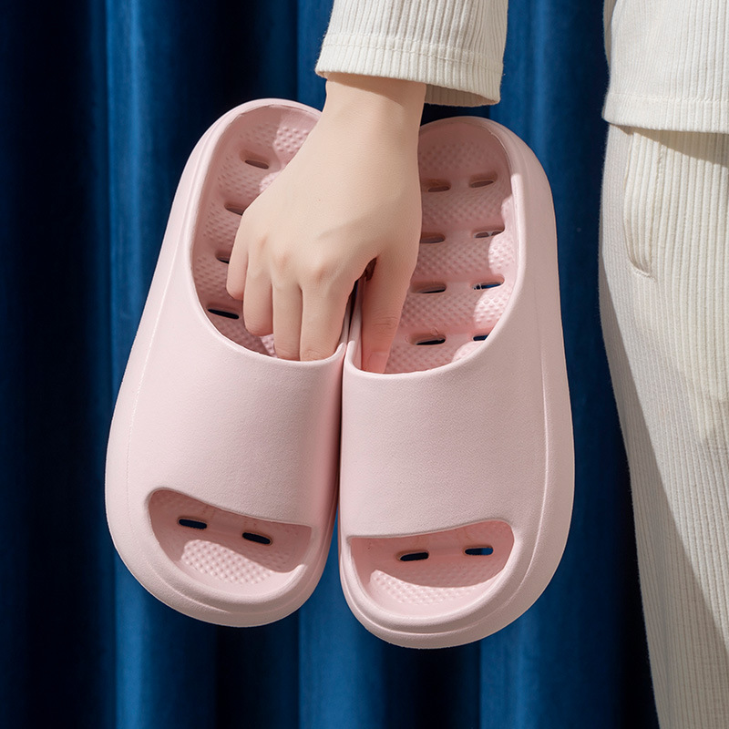 Hotel de verano antideslizante fugas de agua zapatillas de baño para hombres y mujeres Eva casa interior zapatillas de baño para parejas