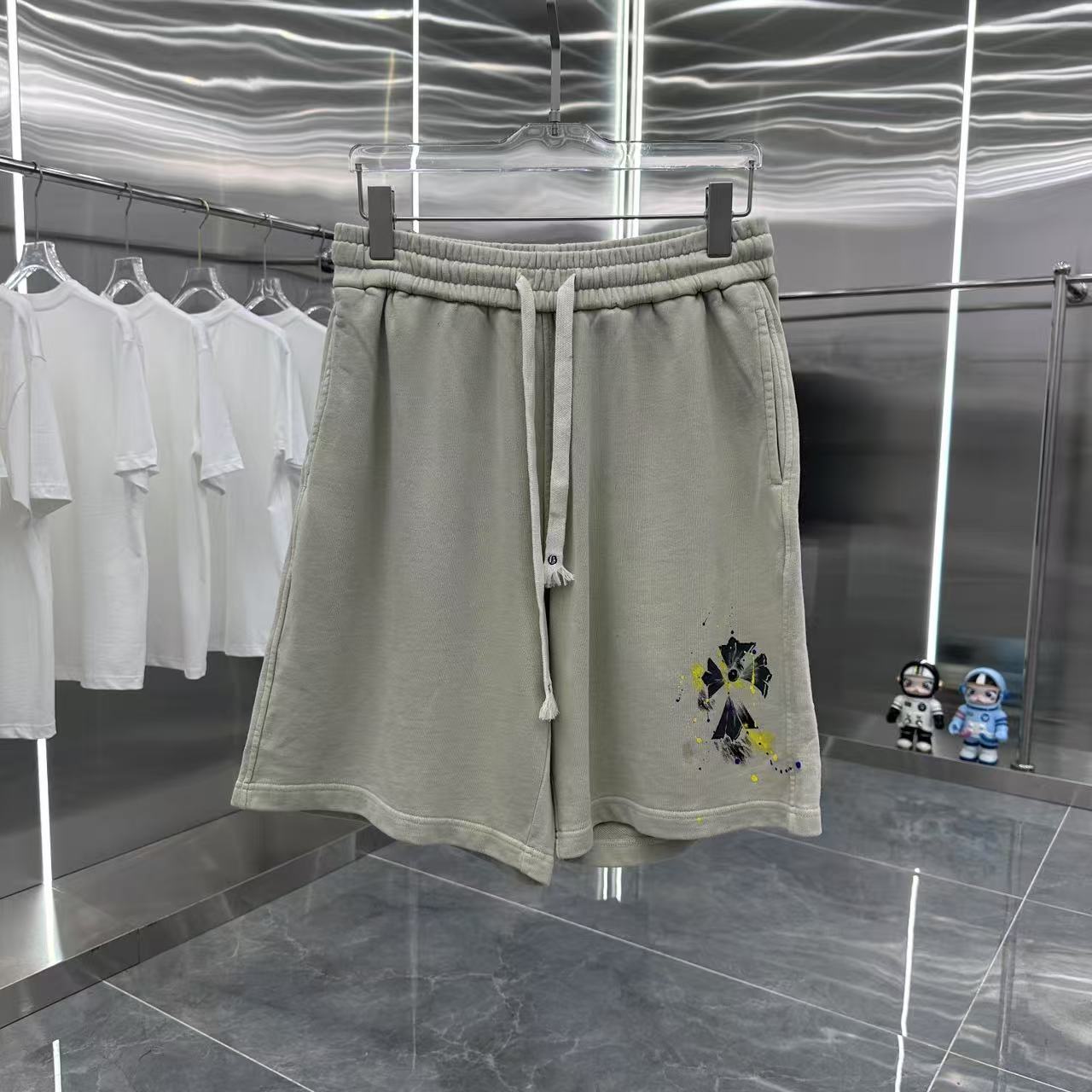 2025 New Summer Style Ch Crow High Version Horseshoe Sanskrit Cross Five-Point Shorts Casual Shorts for Men and Women