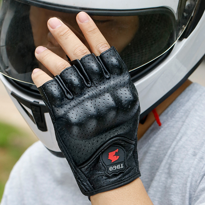 Guantes de ciclismo al por mayor guantes de cuero al por mayor guantes de ciclismo de verano con pantalla táctil, guantes de motocicleta eficientes y transpirables