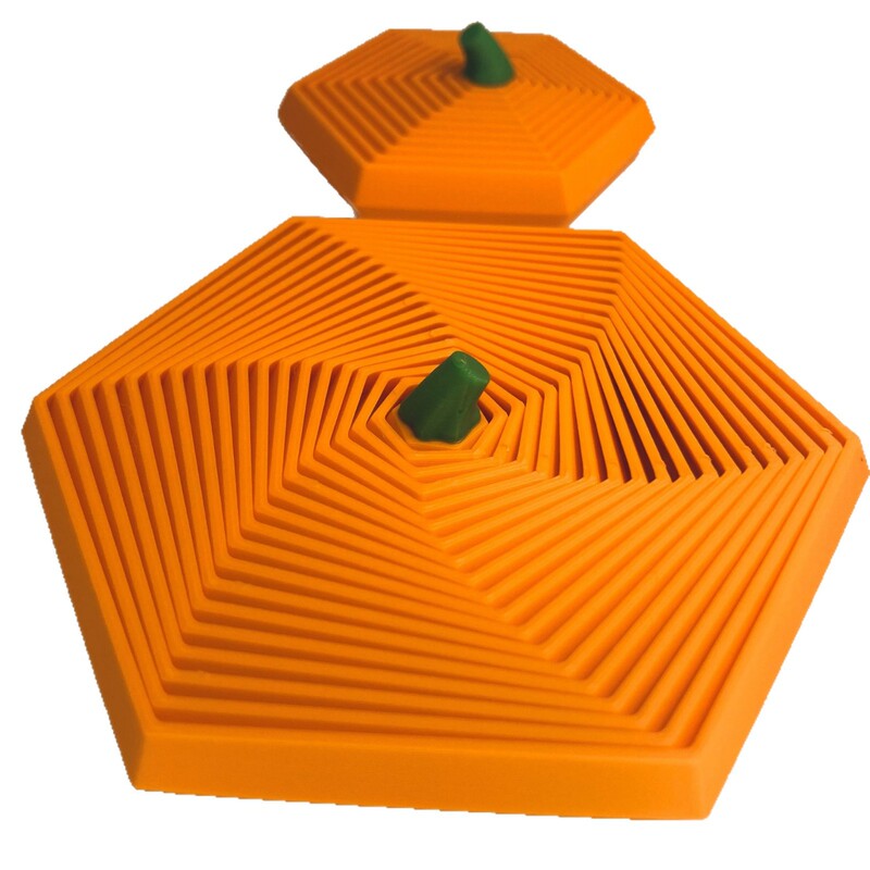 3d打印变形南瓜休闲解压六边形万圣节鬼节礼物摆件创意产品礼品|undefined
