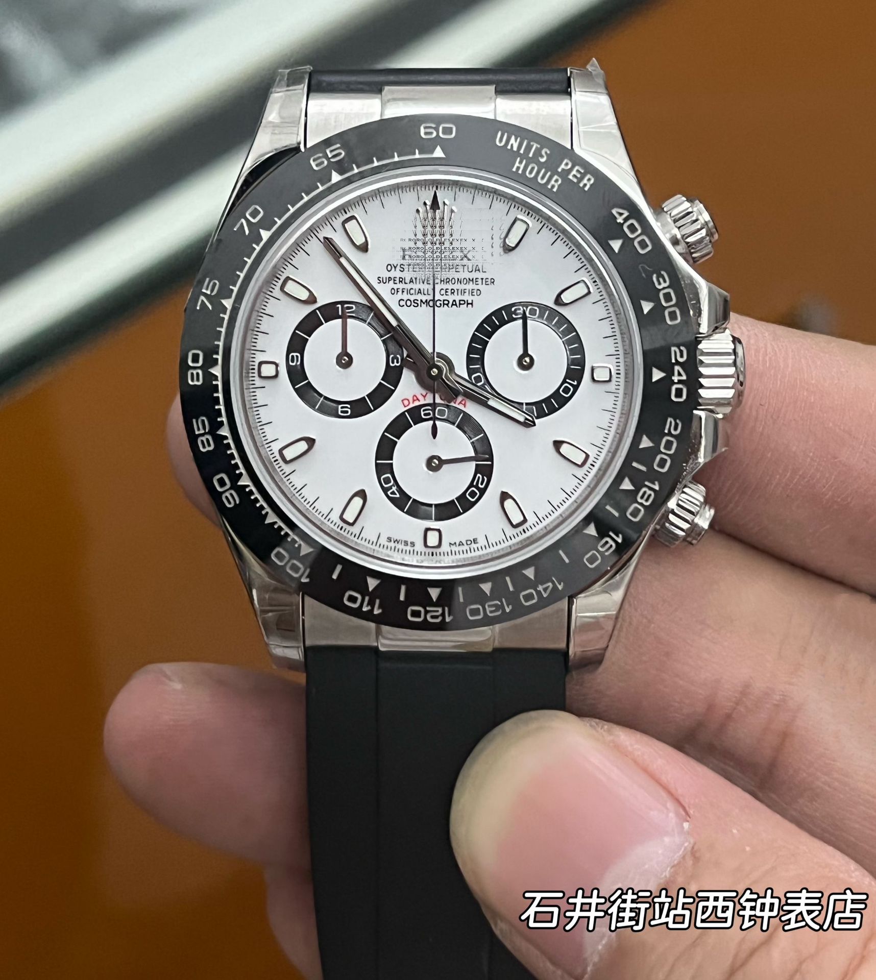 Fábrica limpia nueva DiTona multifuncional Hielo Landi4131 Panda Di cronógrafo mecánico para hombres estación independiente