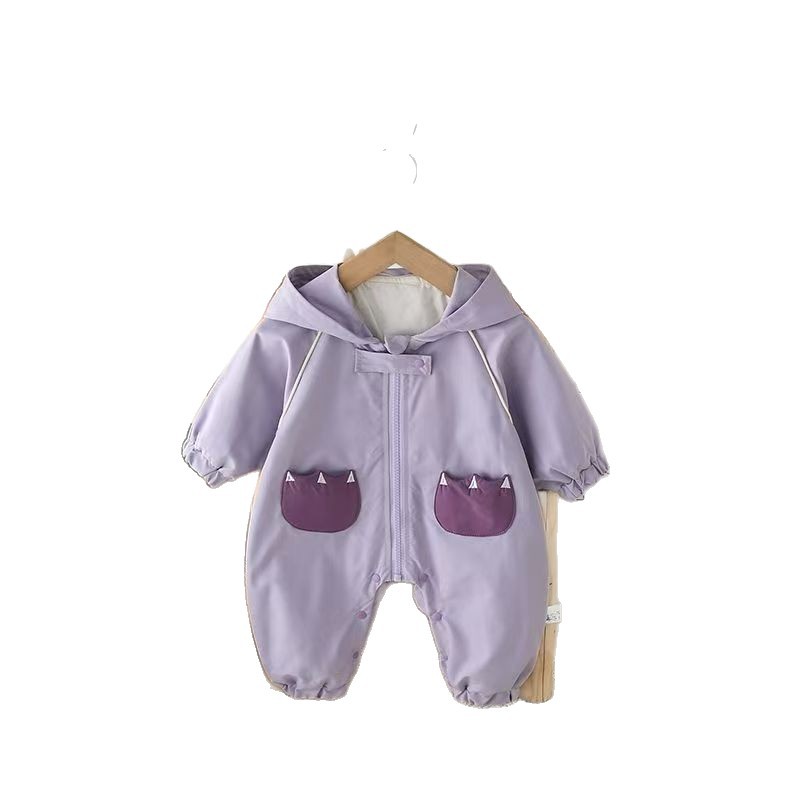 106059819@qq.com Infant Toddler Boys Girls' Spring And Autumn Cute New Super Adorable Jumpsuit, Outdoor Clothing, Windbreaker, Romper_voghion.com