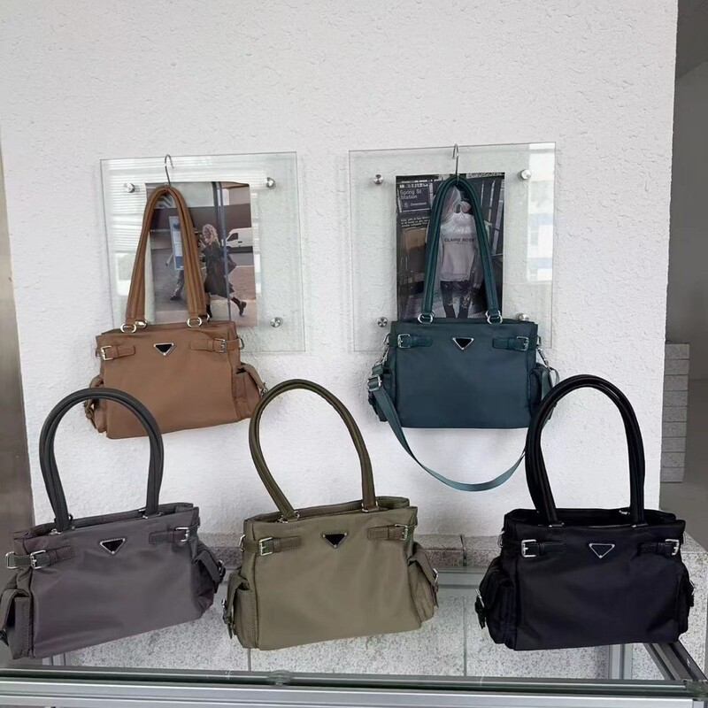 2026 New Cross-Border Mini Tote Bag, Fashionable Baguette Bag, Retro Bowling Bag, Korean Style Underarm Bag, Versatile