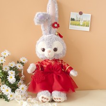 新年国风星黛露娃娃衣服着替Stella芭蕾兔毛绒公仔玩具换装娃衣