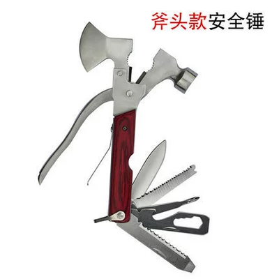 Car Safety Hammer, Multi-Functional Escape Hammer for Vehicles, Emergency Firefighting and Life-Saving Tool, Car-Mounted Glass-Breaking Hammer, Window-Breaking Gadget (Qəza çəkici) - ax-type-safety-hammer-1609025-mm