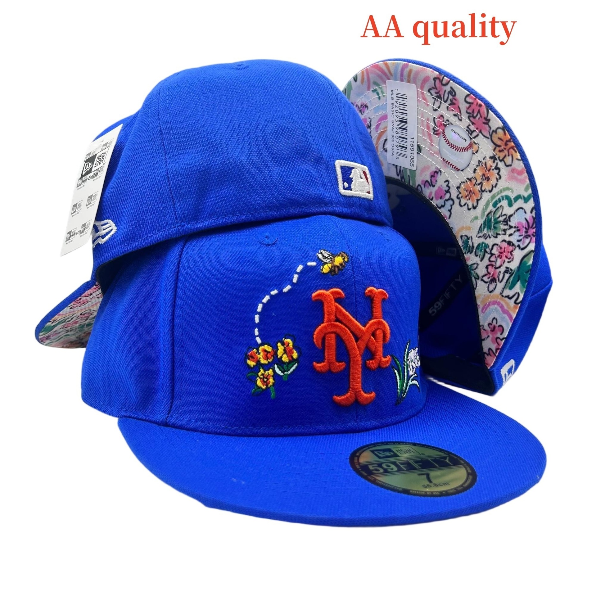 Nuevo comercio exterior transfronterizo MLB sombrero de béisbol estilo hip-hop moda tamaño sombrero de alta calidad