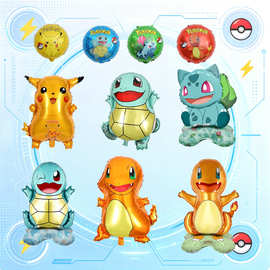 皮卡丘可梦Pokémon宠物小精灵宝神奇宝贝口袋妖怪铝膜气球儿童