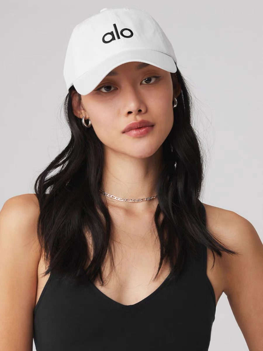 YOGA ALO District Trucker Hat Baseball Cap Back Buckle Mesh
