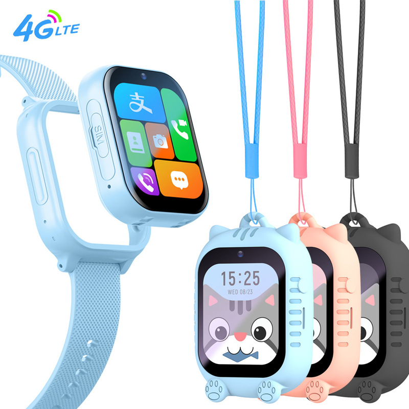 Cross-Border 4G children's phone watch neck-hanging dual-use payment positioning card for video call K26H