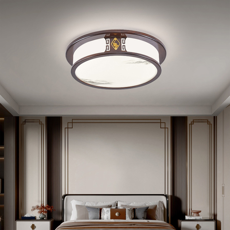 Luz de techo de la sala de estar nueva luz de techo china LED 2026 nuevo dormitorio ultra delgado balcón simple luz de sala de estar 667L