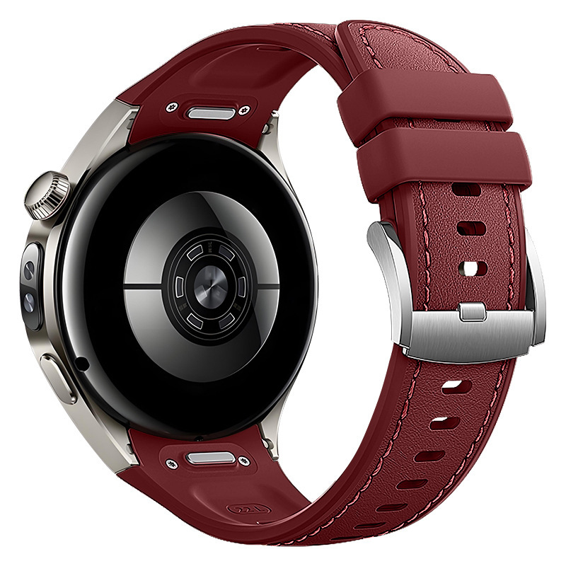 Huawei Watch5 ウォッチレザーシリコン複合ストラップに適しています。公式プレス式 watch5 ストラップと同じスタイルです。|undefined