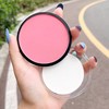 Face blush, powder, orange highlighter