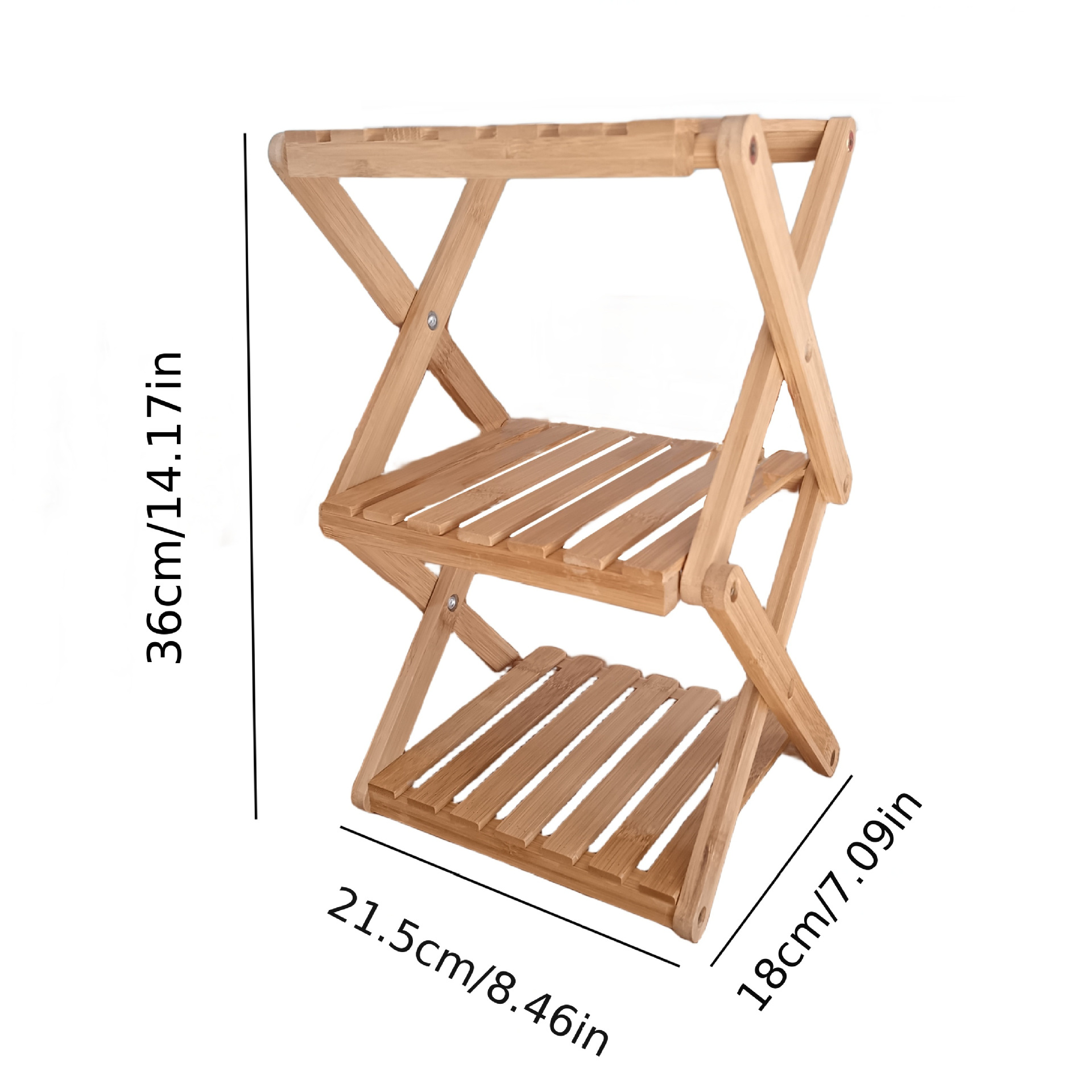Estante de flores, estante, balcón, sala de estar, decoración de canasta verde para el hogar, estante de madera para plantas chinas, estante de almacenamiento de artículos varios pisos