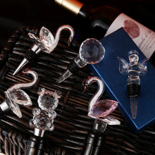 创意红酒塞水晶酒瓶塞可爱葡萄酒洋酒瓶塞天鹅酒塞子家用防尘酒塞