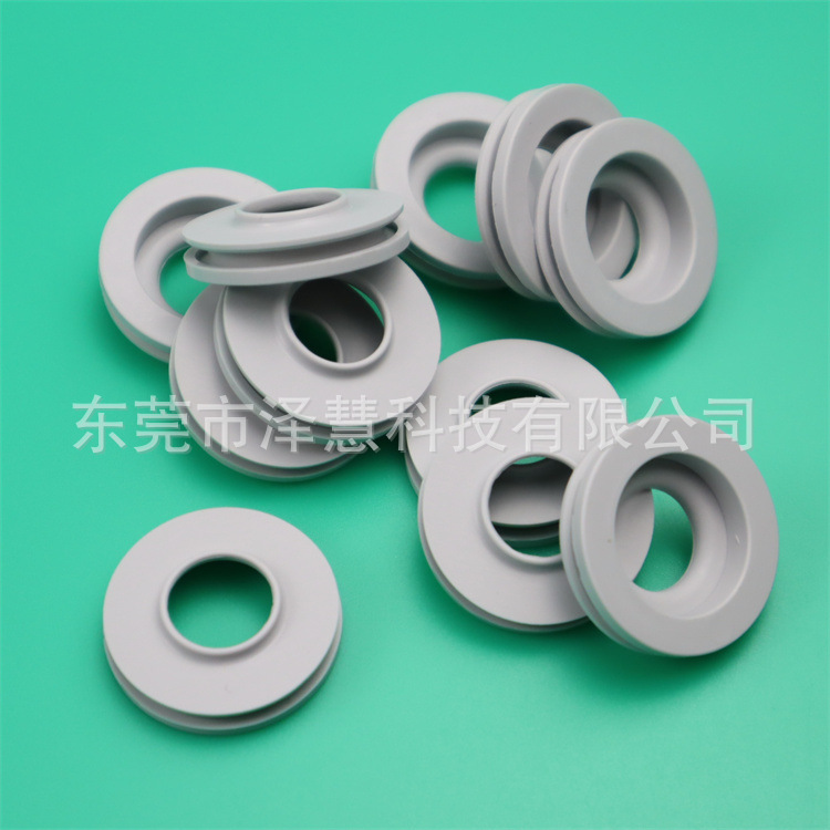 电器硅胶护线圈防摩擦硅胶护线套 防水硅胶护线垫 电线硅胶护线片