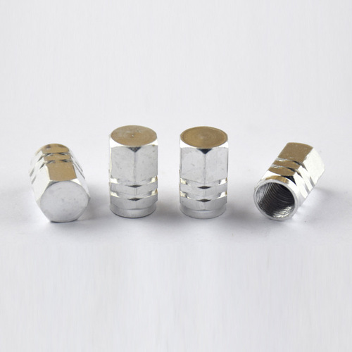 Personalized tire caps, aluminum alloy valve caps, car valve caps, universal packaging with 4 pieces in one card