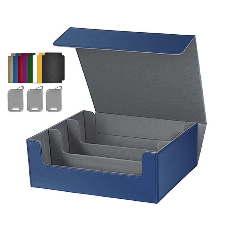 파란색 + 회색 안감(구성: 컬러 카드 8장 + 스페이서 클립 3개)