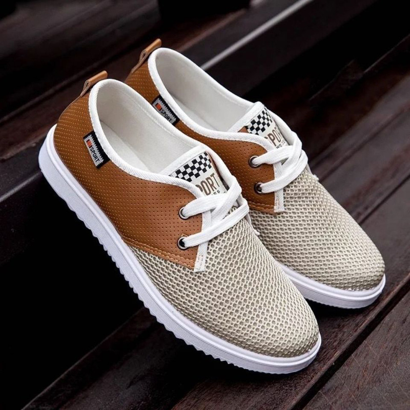 Men's Shoes New Mesh Breathable Sneakers Cross-border Wholesale Men's Lace-up Slip-on Walking Shoes Casual Shoes for Men Men's Shoes New Mesh Breathable Sneakers Cross-border Wholesale Men's Lace-up Slip-on Walking Shoes Casual Shoes for Men