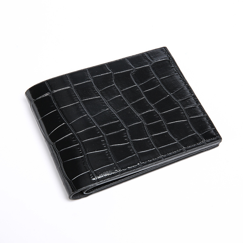 Cross-border in stock crocodile pattern men's wallet zipper change card bag fashion Men's horizontal multi-functional wallet Cross-border in stock crocodile pattern men's wallet zipper change card bag fashion Men's horizontal multi-functional wallet