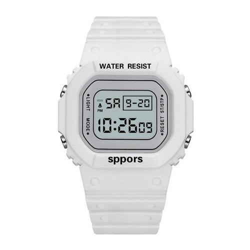 Factory Wholesale, Bestselling on Social Media, Transparent Small Cubes, Instagram Style, Women's Student Waterproof LED Watches
